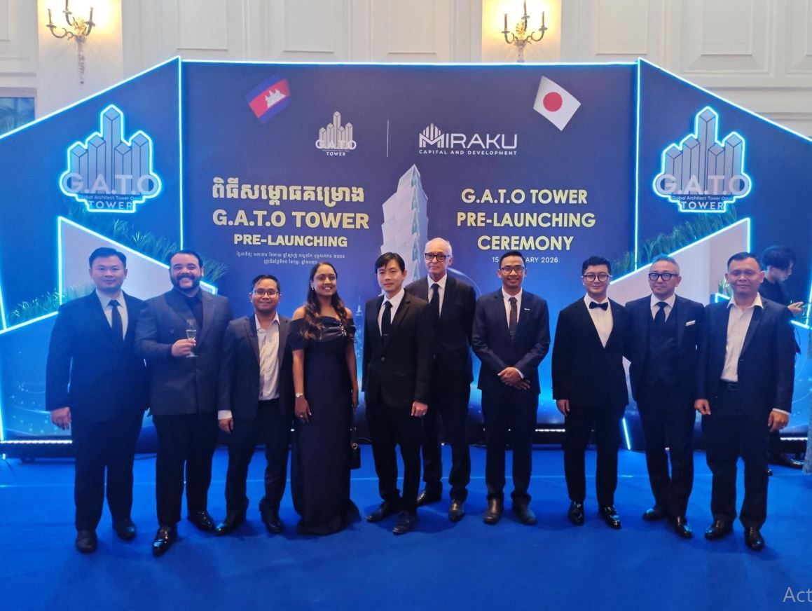 297-Meter GATO TOWER Marked By Inauguration Of Project Showroom In Phnom Penh