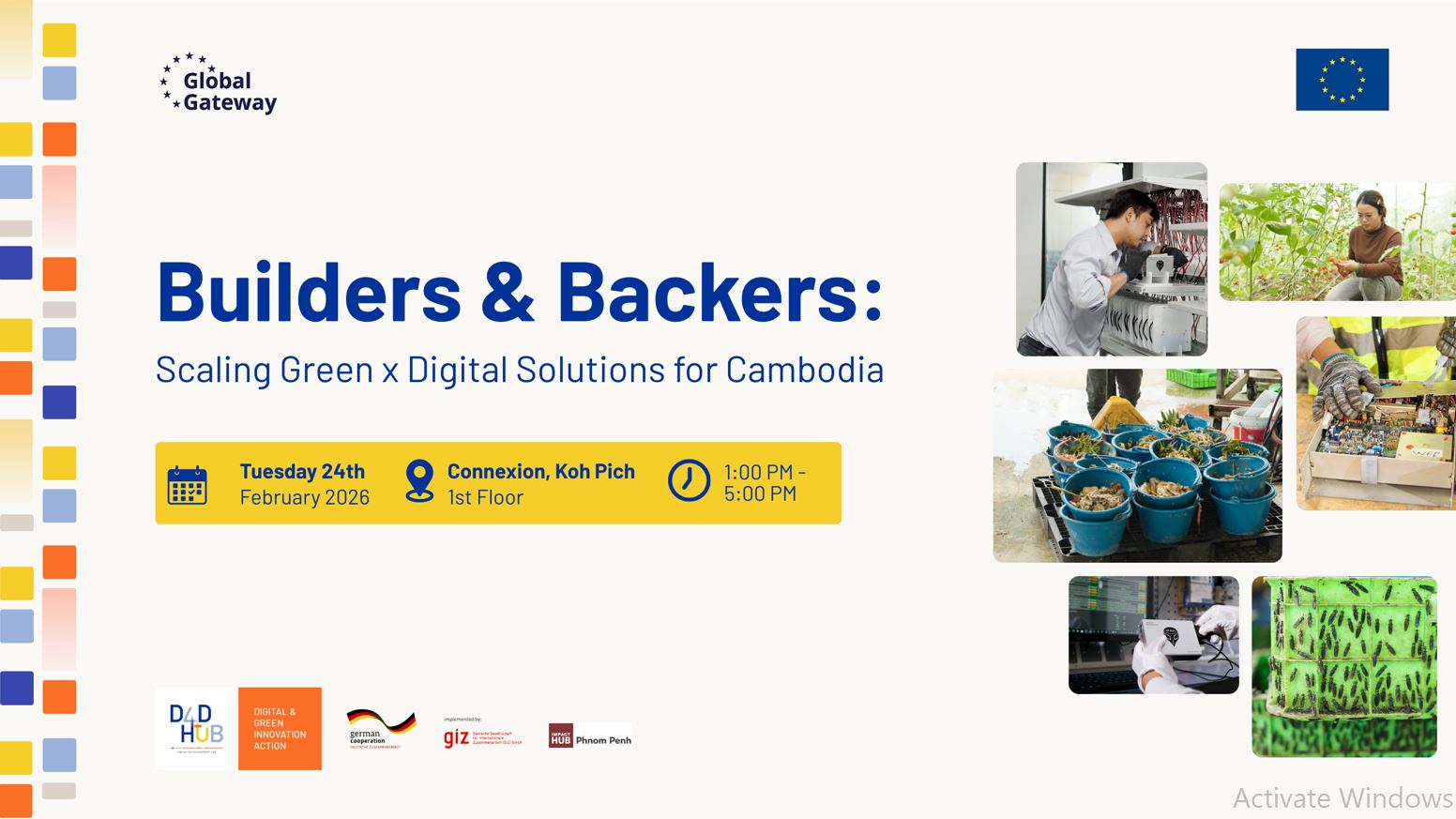 Builders & Backers: Scaling Green x Digital Solutions for Cambodia Set for February 24 at Connexion, Koh Pich