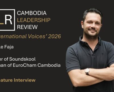 Gabriele Faja Founder of Soundskool and Chairman of EuroCham Cambodia