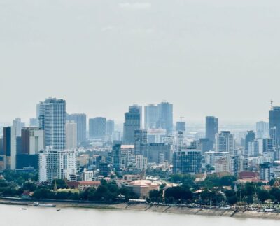 Phnom Penh City Cambodia skyline in 2026