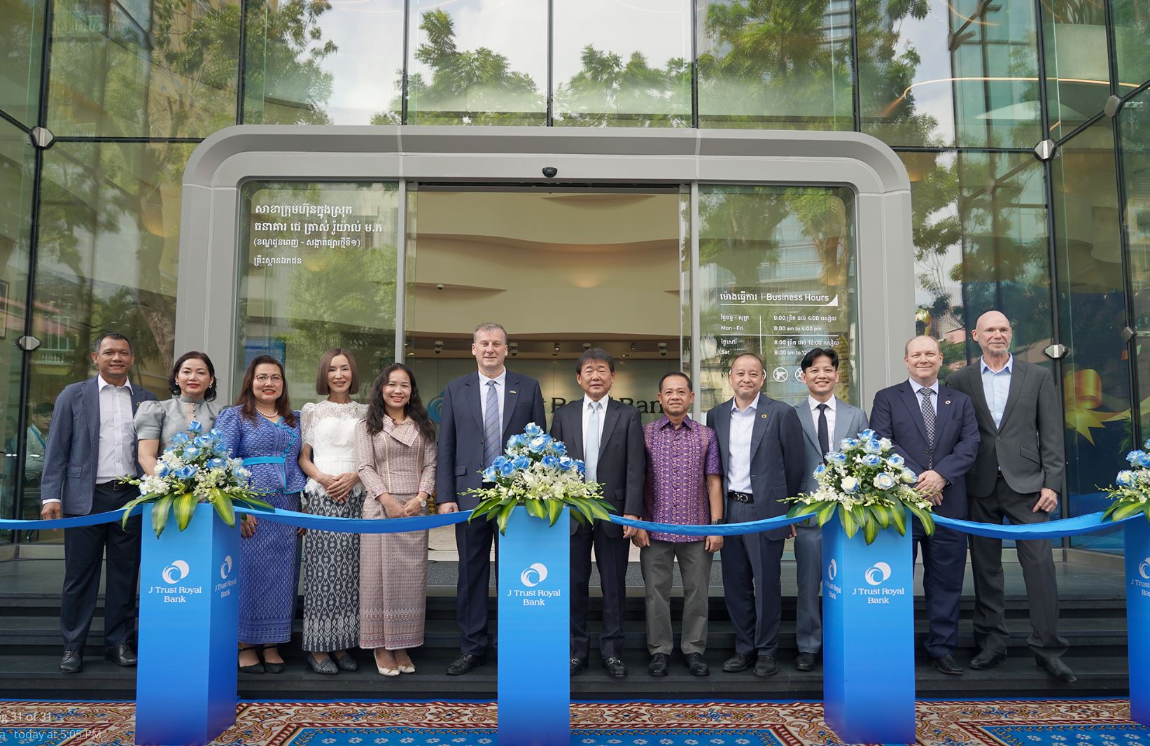 Anchored in Trust, Advancing with You: J Trust Royal Bank Returns to Its Historic Roots on Kramoun Sor Street
