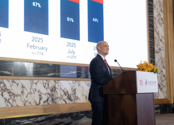 Outgoing AmCham President Casey Barnet Presents the AmCham Business Outlook 2026.