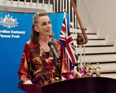 The Australian Business Champion for Cambodia, Ms Tennealle O’Shannessy
