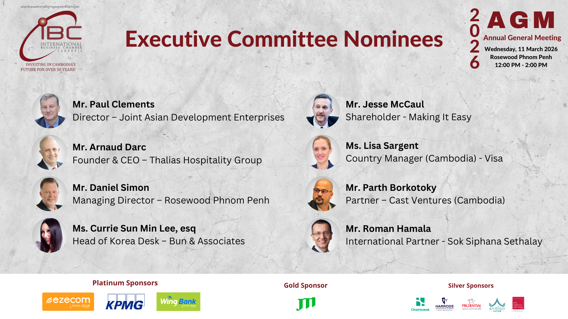 IBC to Hold Annual General Meeting and Executive Committee Election on March 11 as Eight Candidates Stand for Seven Seats