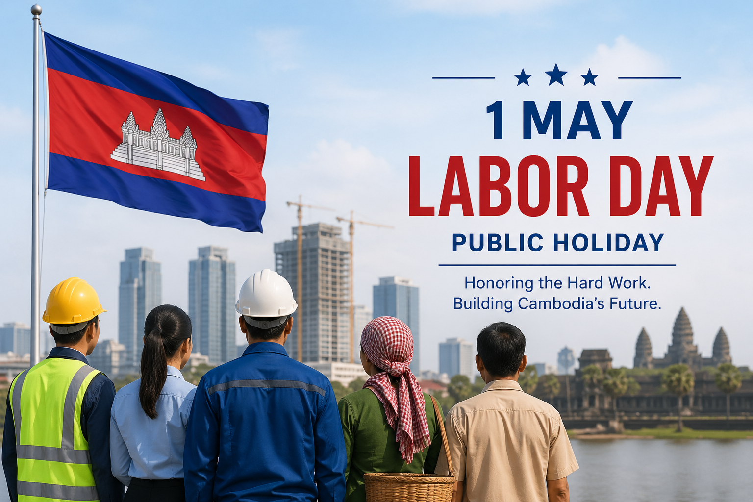 Cambodia Marks Labor Day Public Holiday as Workers Recognised Nationwide