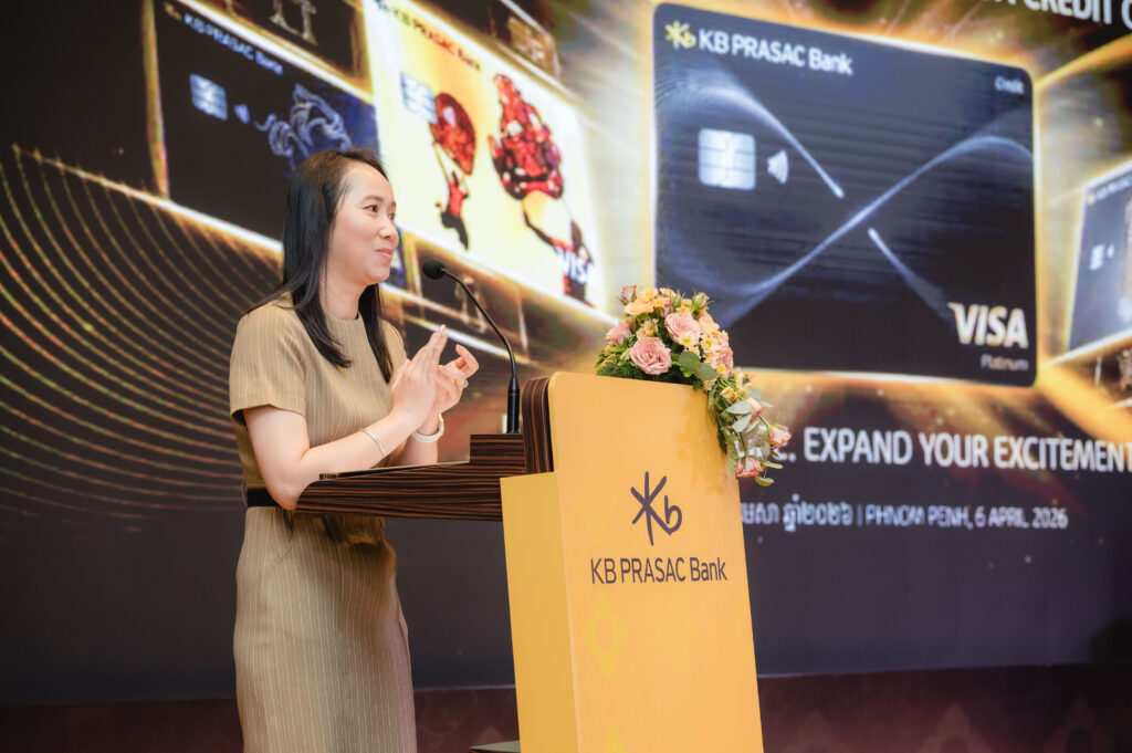 Mrs. Ny Daline, Head of Client Engagement of Visa Cambodia