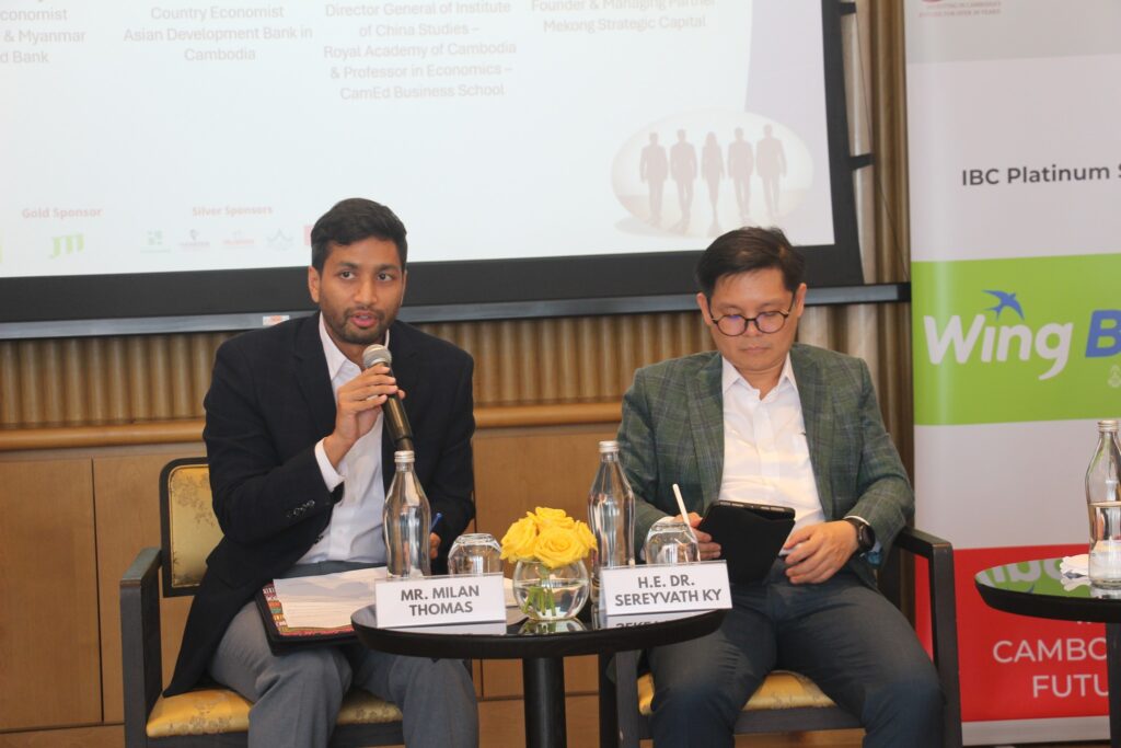 • Milan Thomas, Country Economist at the Asian Development Bank in Cambodia