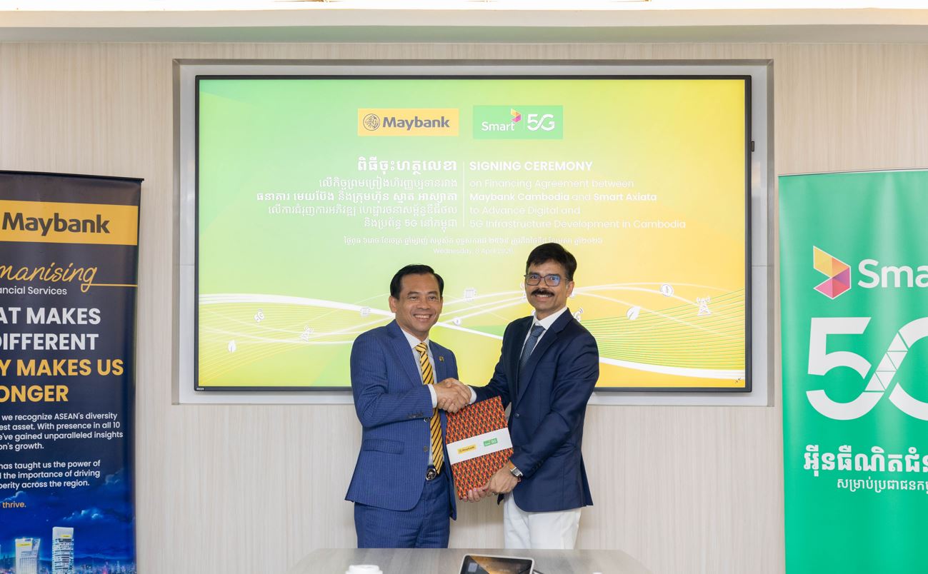 Maybank and Smart Axiata Advance Digital and 5G Infrastructure Development in Cambodia