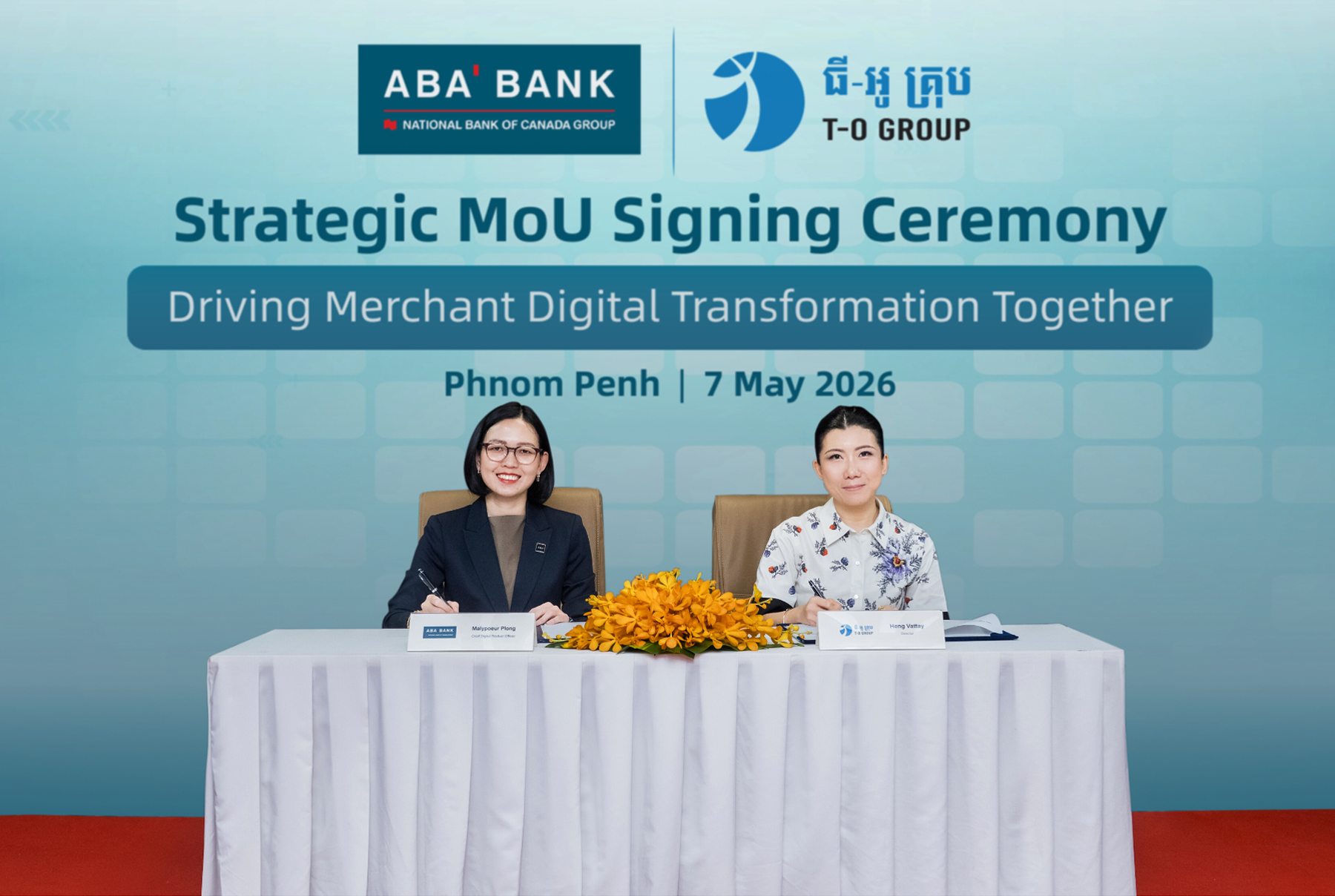 ABA Bank and T-O Group Expand Strategic Partnership to Advance Digital Payment Solutions