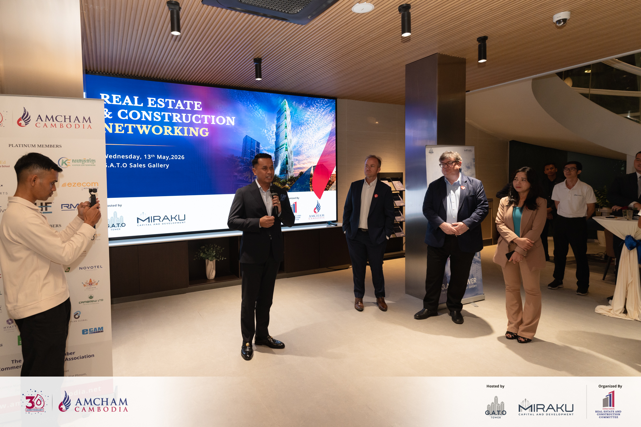 AmCham Cambodia Real Estate Event Draws Strong Industry Turnout at G.A.T.O Tower Showroom in Phnom Penh