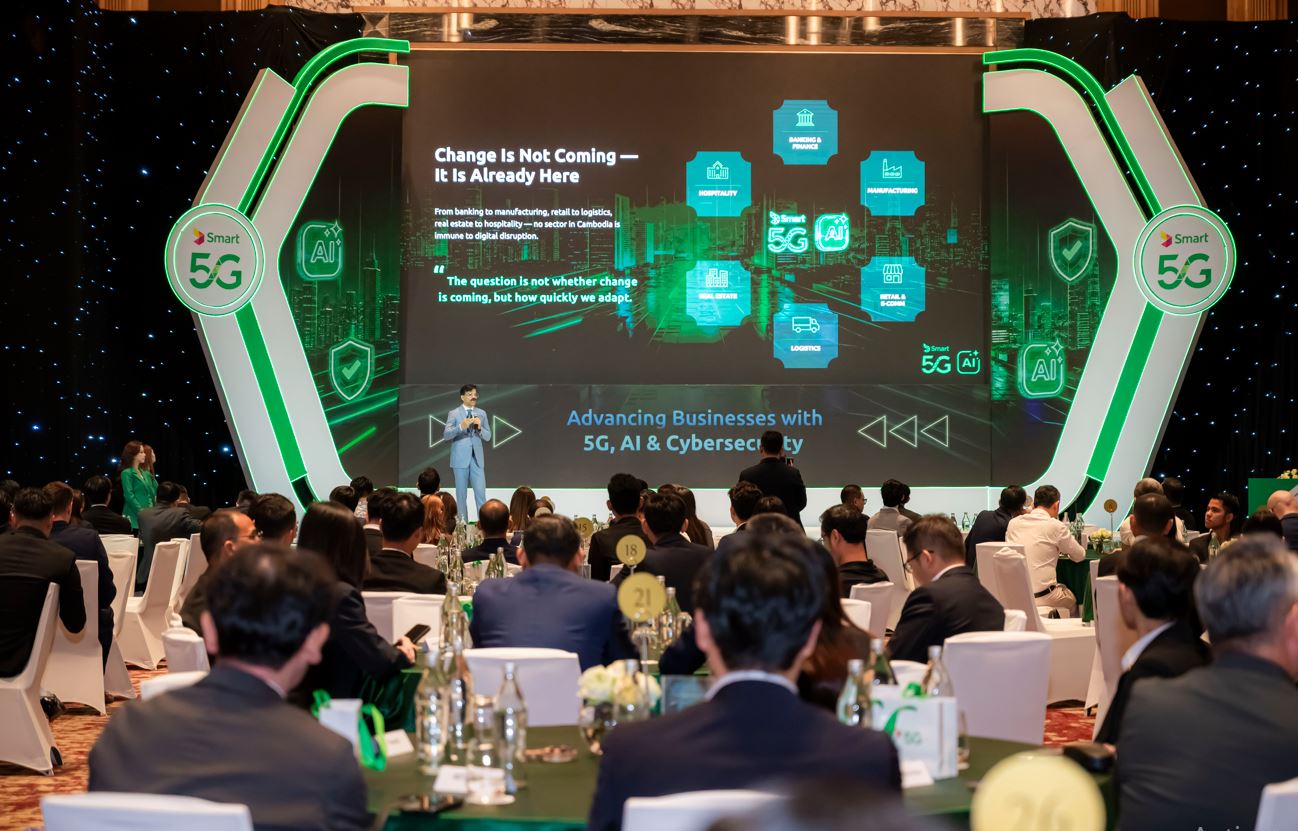 Smart Brings Together Business Leaders to Accelerate Enterprise Transformation with 5G, AI and Cybersecurity in Cambodia