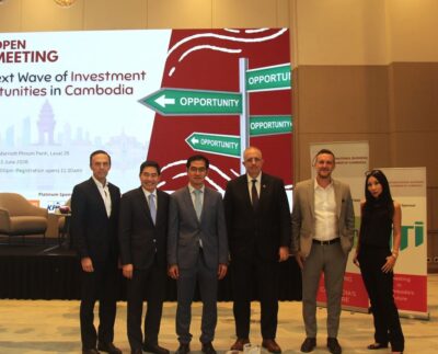 June 3 at Fairfield by Marriott Phnom Penh, the event, titled "The Next Wave of Investment Opportunities in Cambodia,"