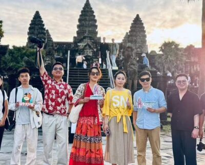 A group of Chinese key opinion leaders visited Cambodia to generate real-time content across major social media platforms, such as Douyin and Xiaohongshu, that promotes the country to potential Chinese visitors