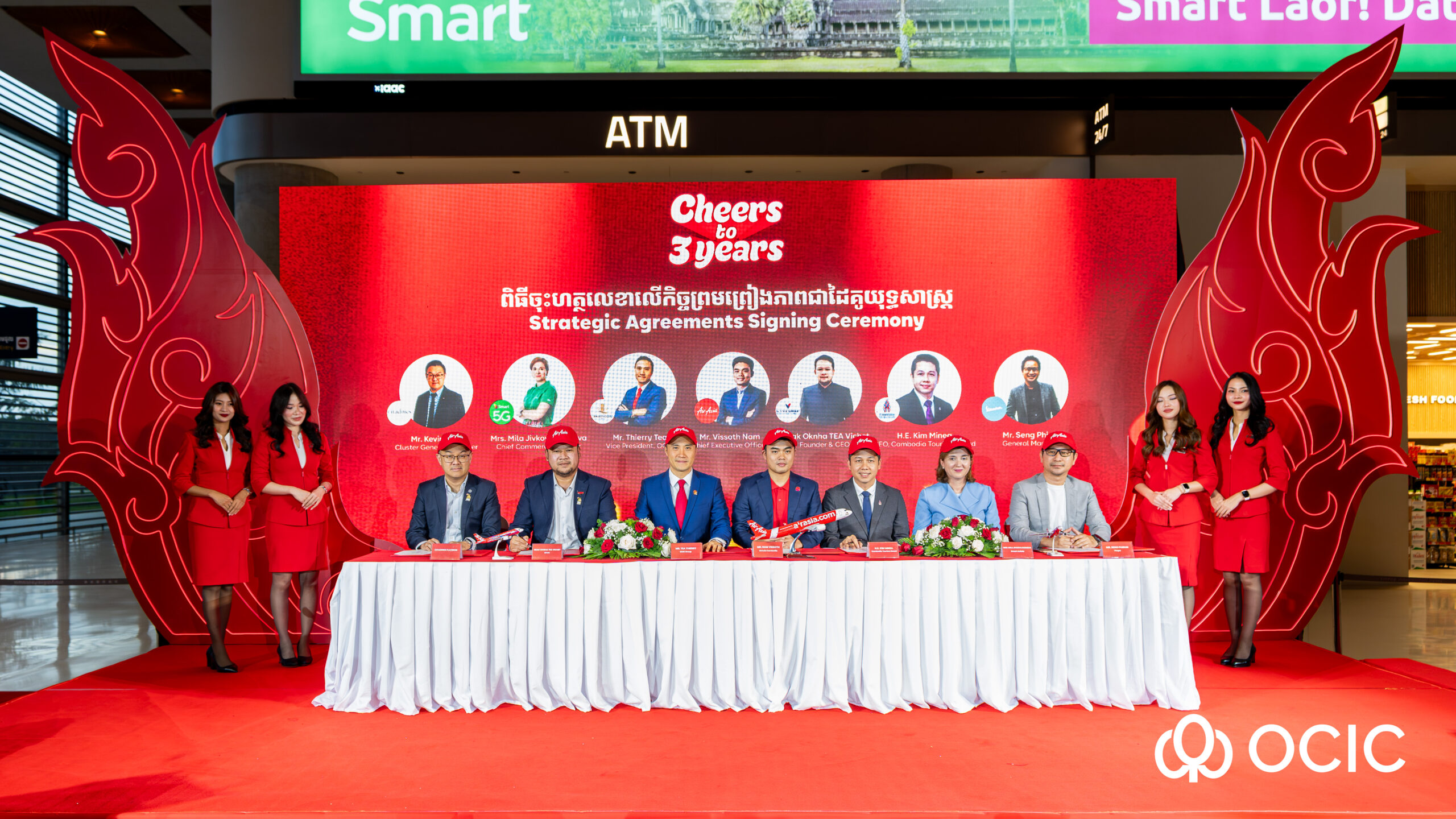 OCIC’s Diamond Bay Garden and AirAsia Cambodia Launch Strategic Partnership Connecting Travel, Lifestyle, and Opportunity