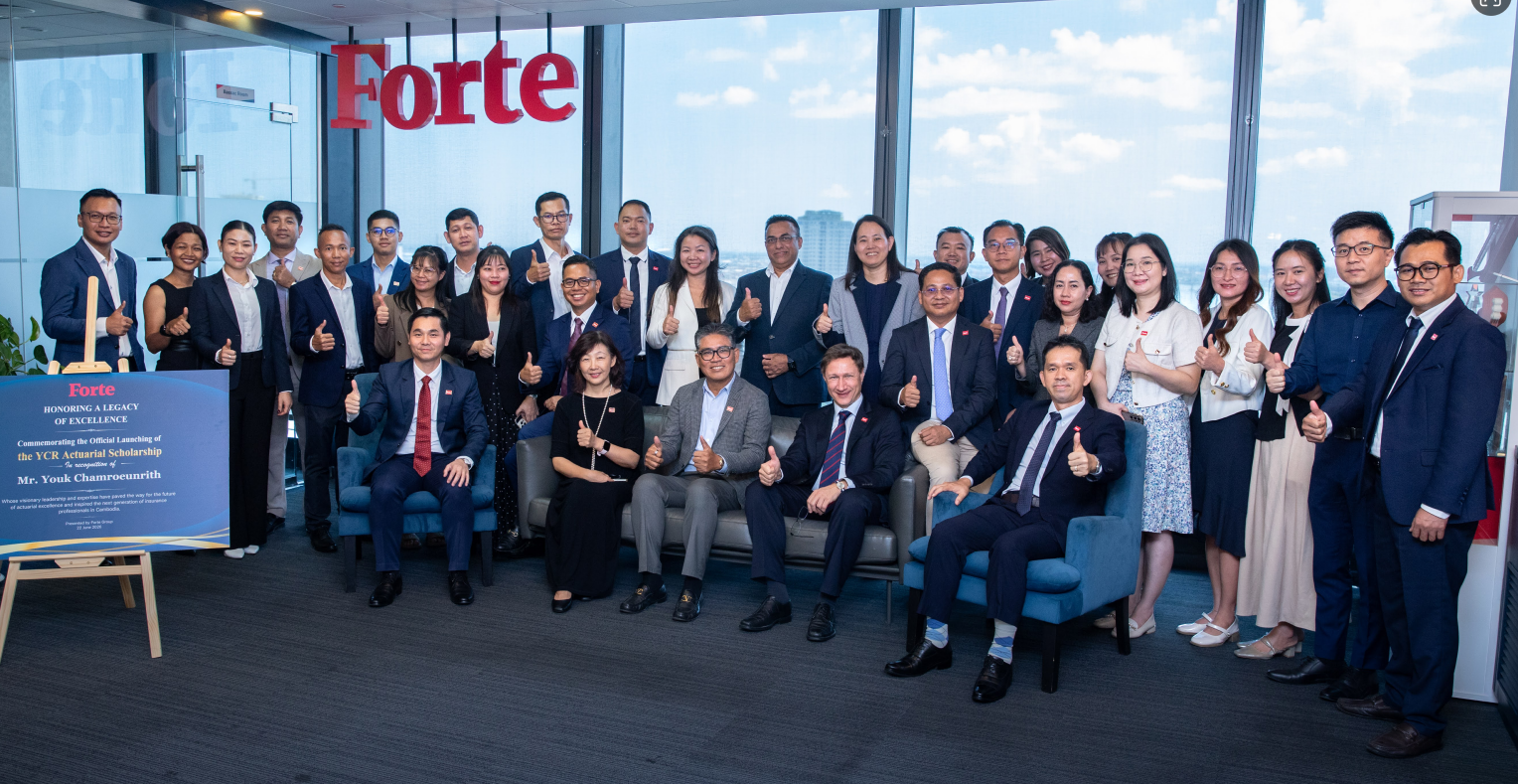 Forte Launches Youk Chamroeunrith Actuarial (YCR) Scholarship to Build Cambodia’s Insurance and Mathematics Talent
