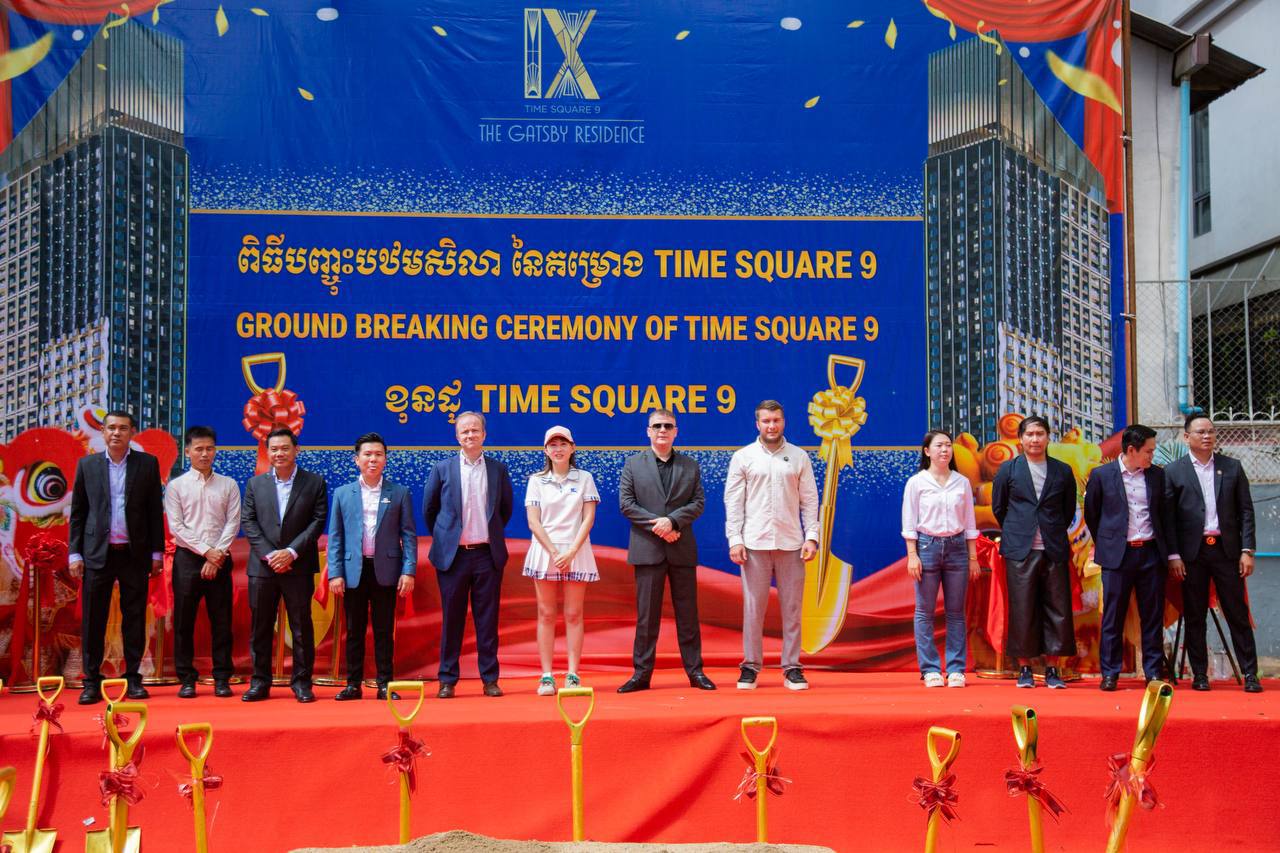 The Gatsby Residence and The Time Castle Break Ground as Time Square Backs Phnom Penh’s Continued Urban Expansion