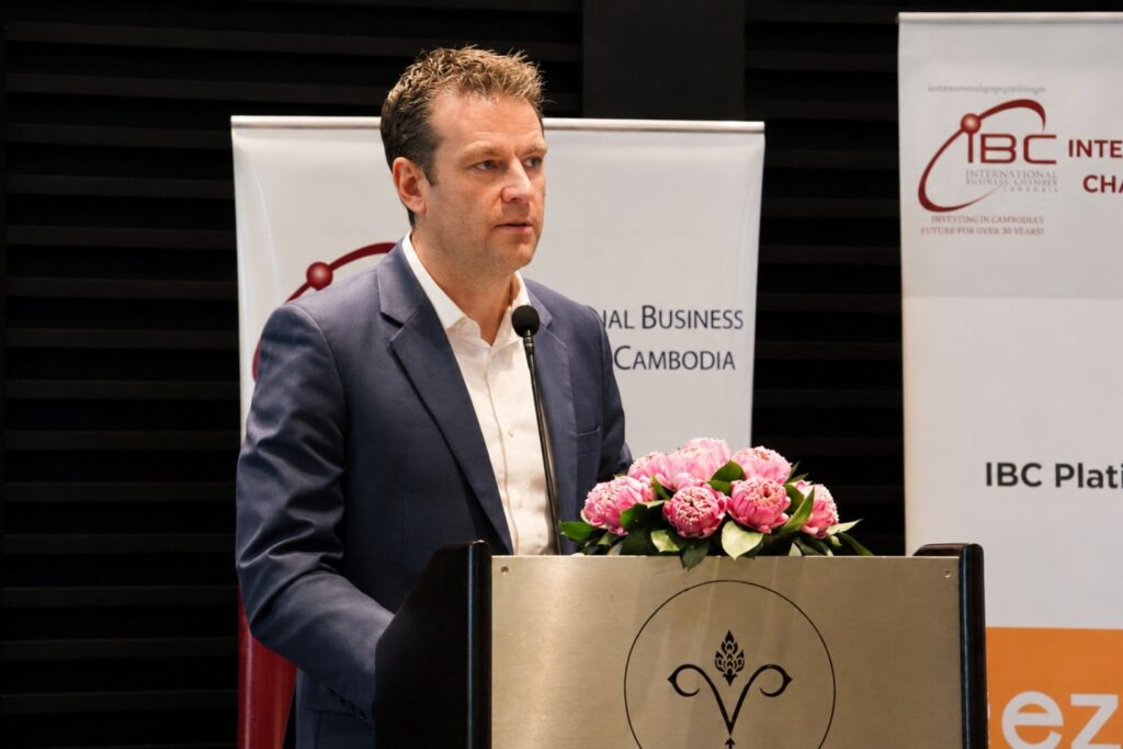 Maarten Van Leeuwen, Country Director of Danone Cambodia & Myanmar.