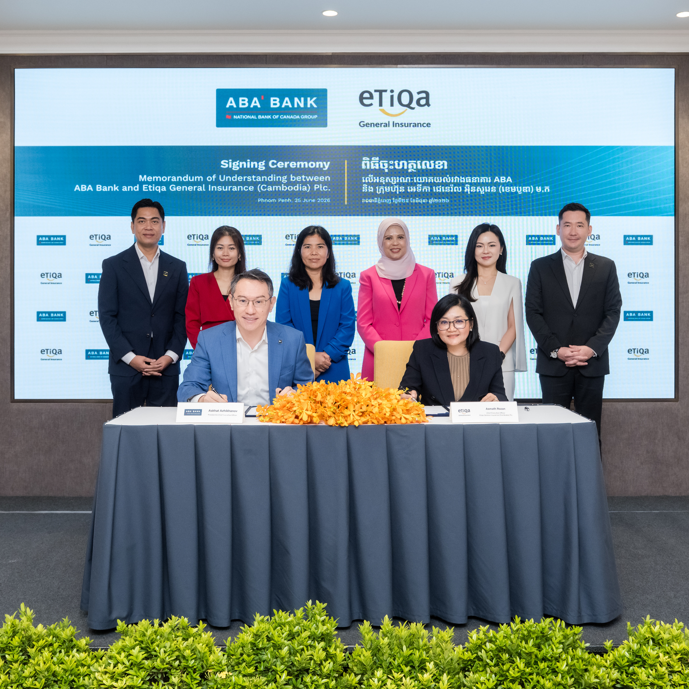 ABA Bank Partners with Etiqa General Insurance Cambodia to Expand Digital Access to General Insurance Nationwide