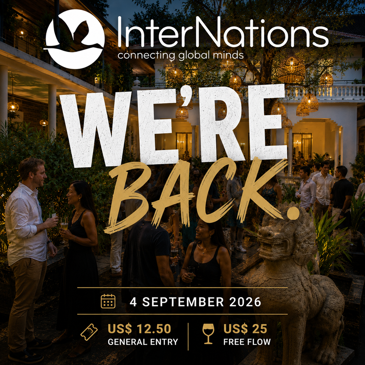 InterNations Phnom Penh Returns with Networking, Art and Prizes at Plantation Urban Resort & Spa