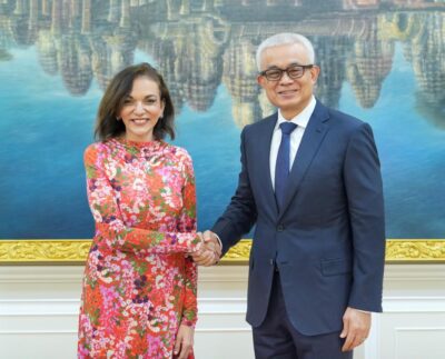 Australia's Minister for International Development, Dr Anne Aly, visited Cambodia from 30–31 July, where she met Deputy Prime Minister and Minister of Foreign Affairs and International Cooperation Prak Sokhonn and Deputy Prime Minister and Minister of Economy and Finance Dr Aun Pornmoniroth to reaffirm Australia's commitment as a long-term development partner.
