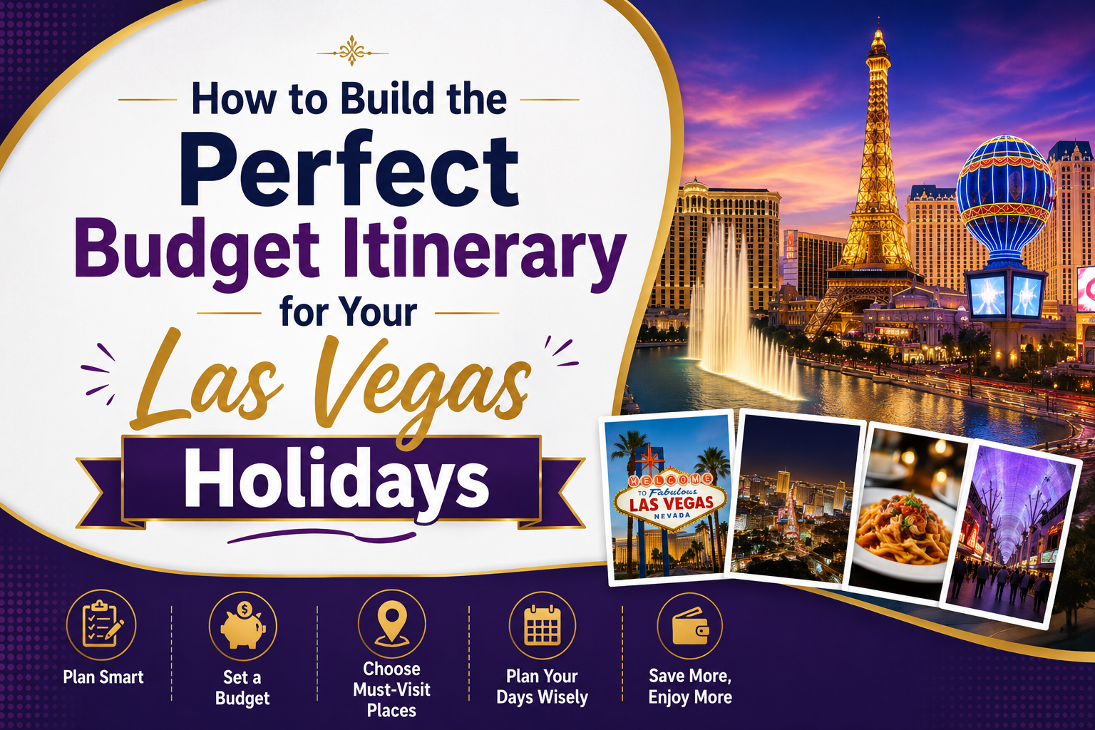 How to Build the Perfect Budget Itinerary for Your Las Vegas Holidays