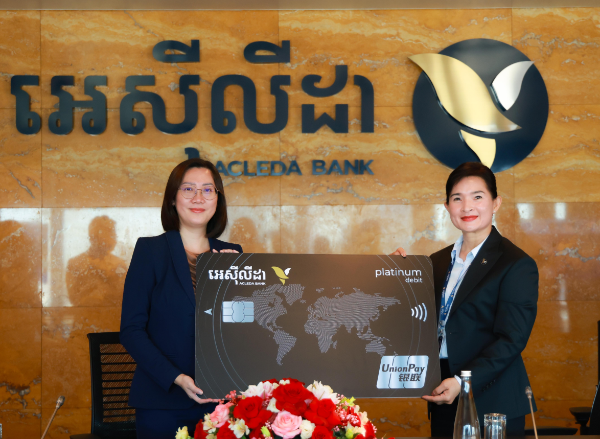 ACLEDA Bank Plc. and UnionPay International Launch ACLEDA UnionPay USD Platinum Debit Card Together with New KHR Classic & Gold Contactless Debit Cards, Delivering Premium Privileges and an Enhanced Payment Experience
