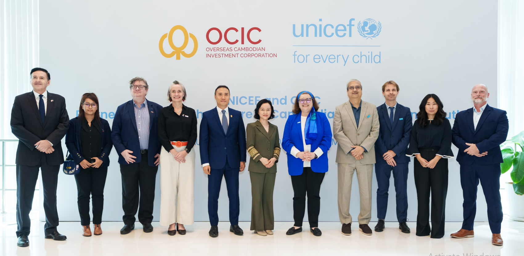 UNICEF and OCIC Partner to Invest in the Future of Cambodia’s Children and Youth