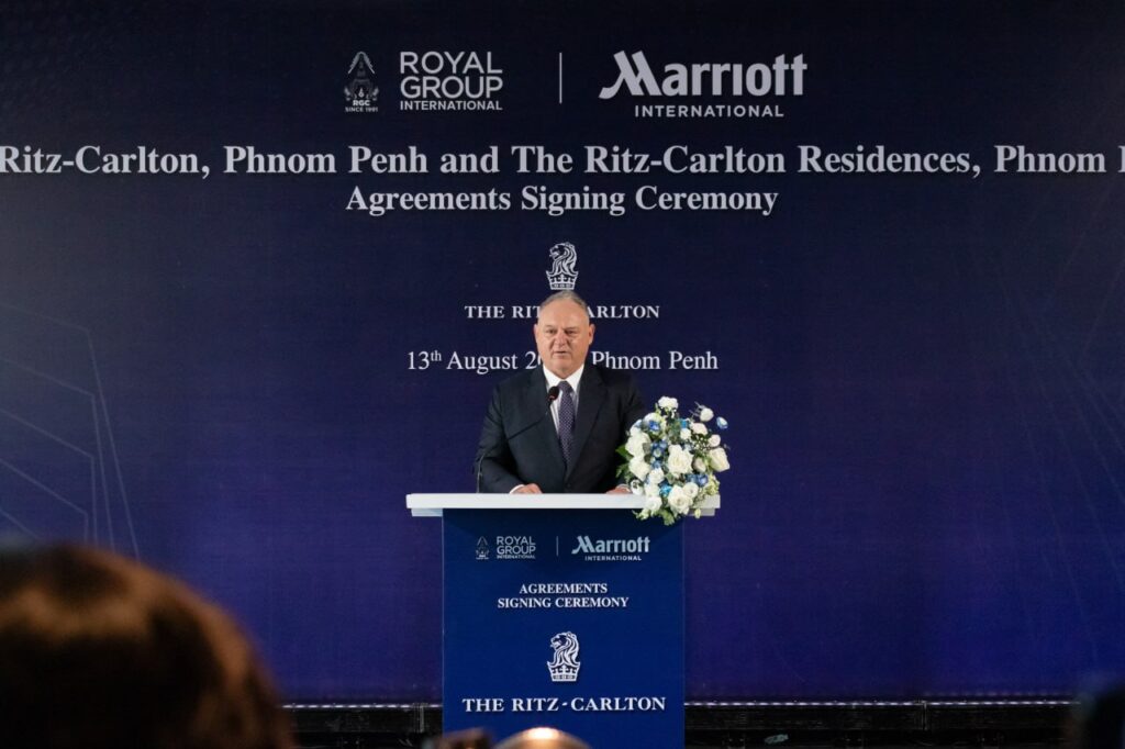 Brad Edman, Market Vice President for Cambodia, Laos, Myanmar, Thailand, Marriott International.