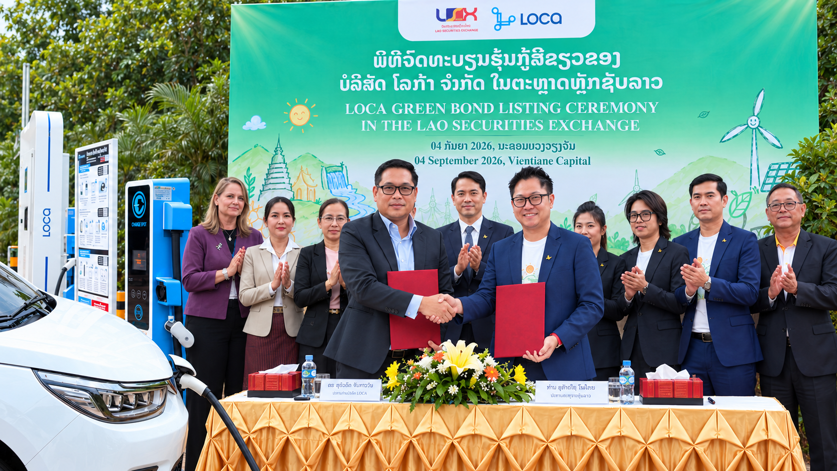 PIDG Backs Laos’ First Green Bond as LOCA Expands Nationwide EV Charging Network