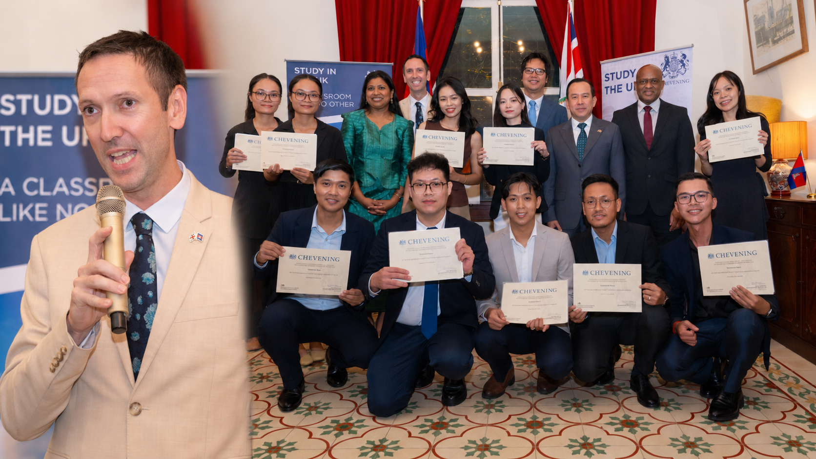 British Embassy Sends 12 Cambodian Scholars to UK in Push for Skills Development