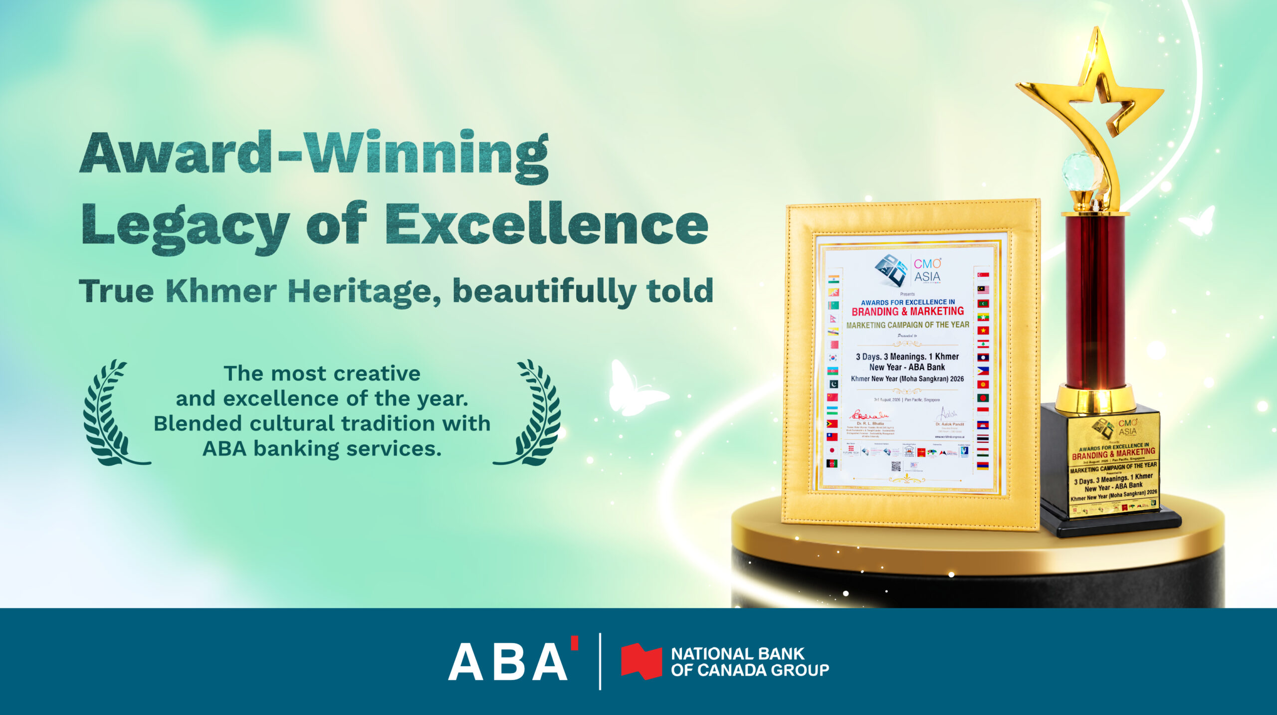 ABA Bank Wins Marketing Campaign of the Year 2026 for ‘Moha Sangkran’ Campaign