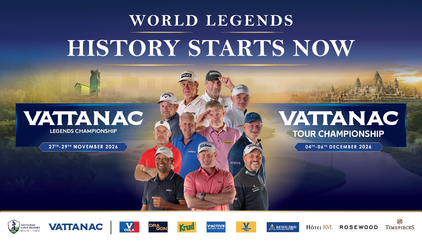 Vattanac Golf Resort Expands Cambodia’s Global Sporting Ambitions With Two-Week Legends Tour Showcase