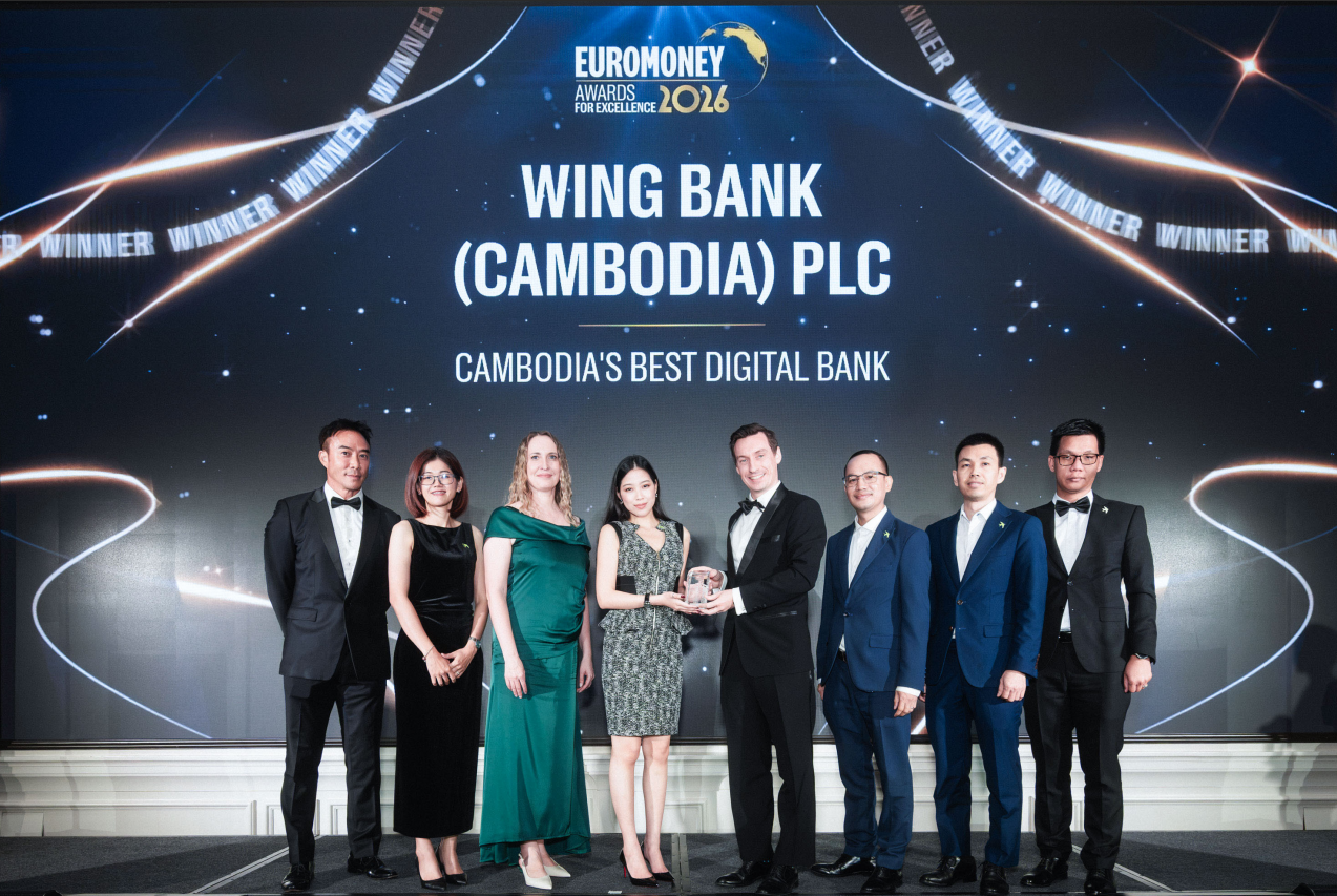 Euromoney Names Wing Bank Cambodia’s Best Digital Bank 2026
