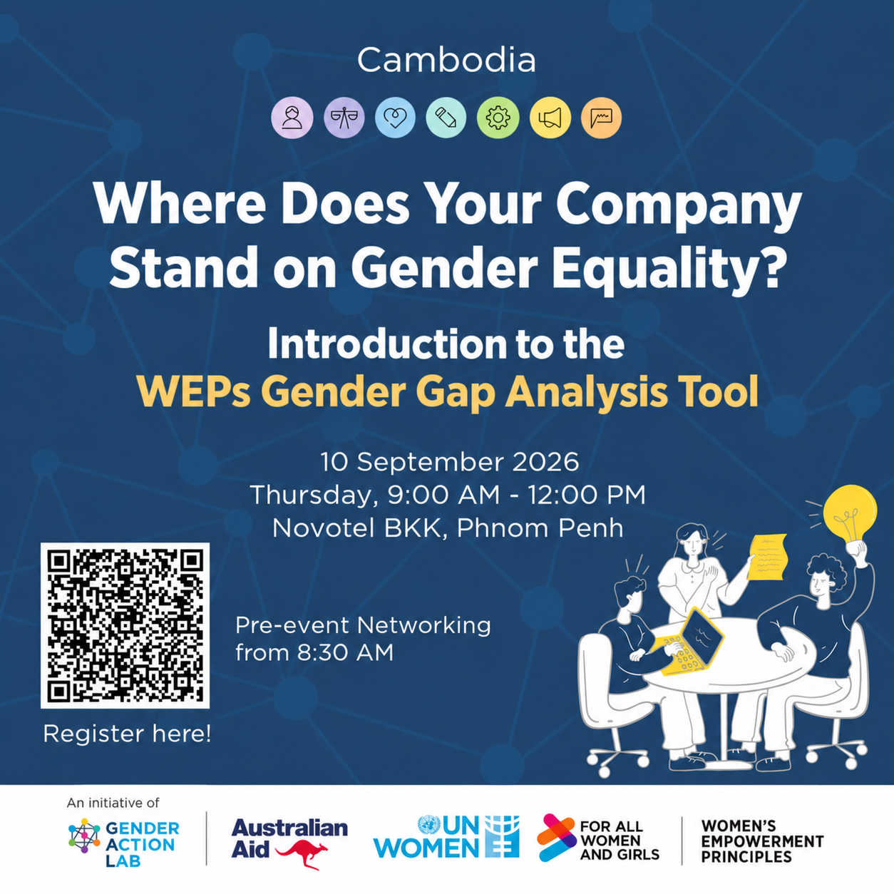 UN Women Cambodia to Host Gender Equality Training at Novotel BKK on September 10